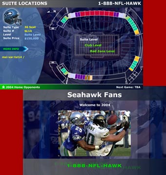 Seahawks Interactive Stadium
