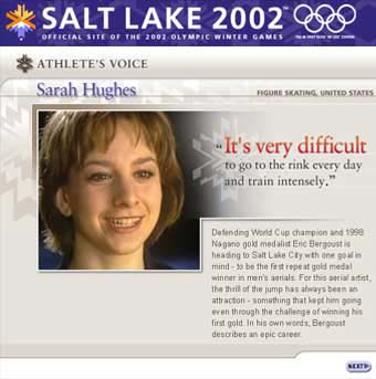 2002 Winter Olympics Athlete's Voice